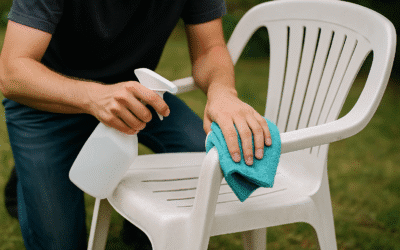 Jak skutecznie czyścić plastikowe meble ogrodowe