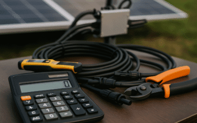 Kalkulator przewodów PV przy mikroinwerterach dla skutecznej instalacji