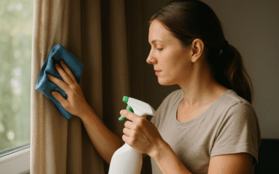 Jak skutecznie czyścić zasłony w domu bez prania chemicznego