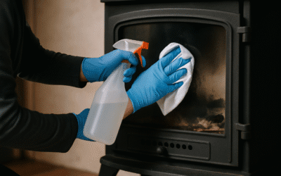 Jak skutecznie czyścić szkło kominkowe z sadzy