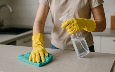 Jak czyścić blat z konglomeratu kwarcowego?