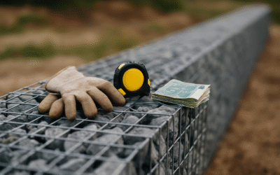 Jakie są koszty budowy muru gabionowego o długości 20 mb