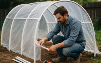 Jak zbudować tunel foliowy DIY z rur PCV – przewodnik krok po kroku