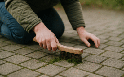 Skuteczne metody usuwania mchu z kostki brukowej bez chemii