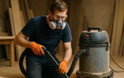 Bezpieczna obsługa odkurzacza przemysłowego przy pyłach MDF