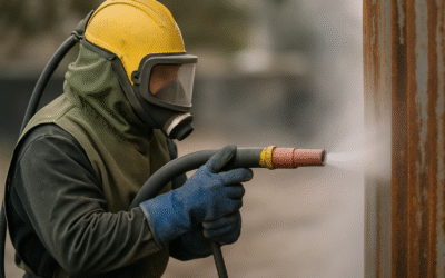 Bezpieczna obsługa piaskarki ciśnieniowej klucz do zdrowia