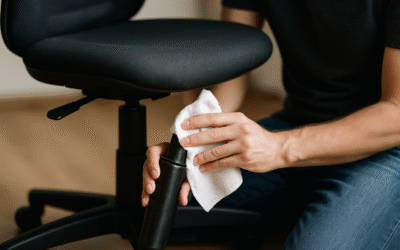 Jak czyścić siłowniki gazowe w fotelu biurowym