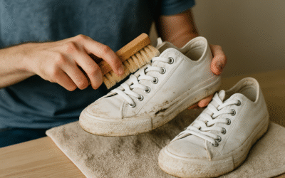 Jak skutecznie odplamiać białe sneakersy i dbać o ich wygląd